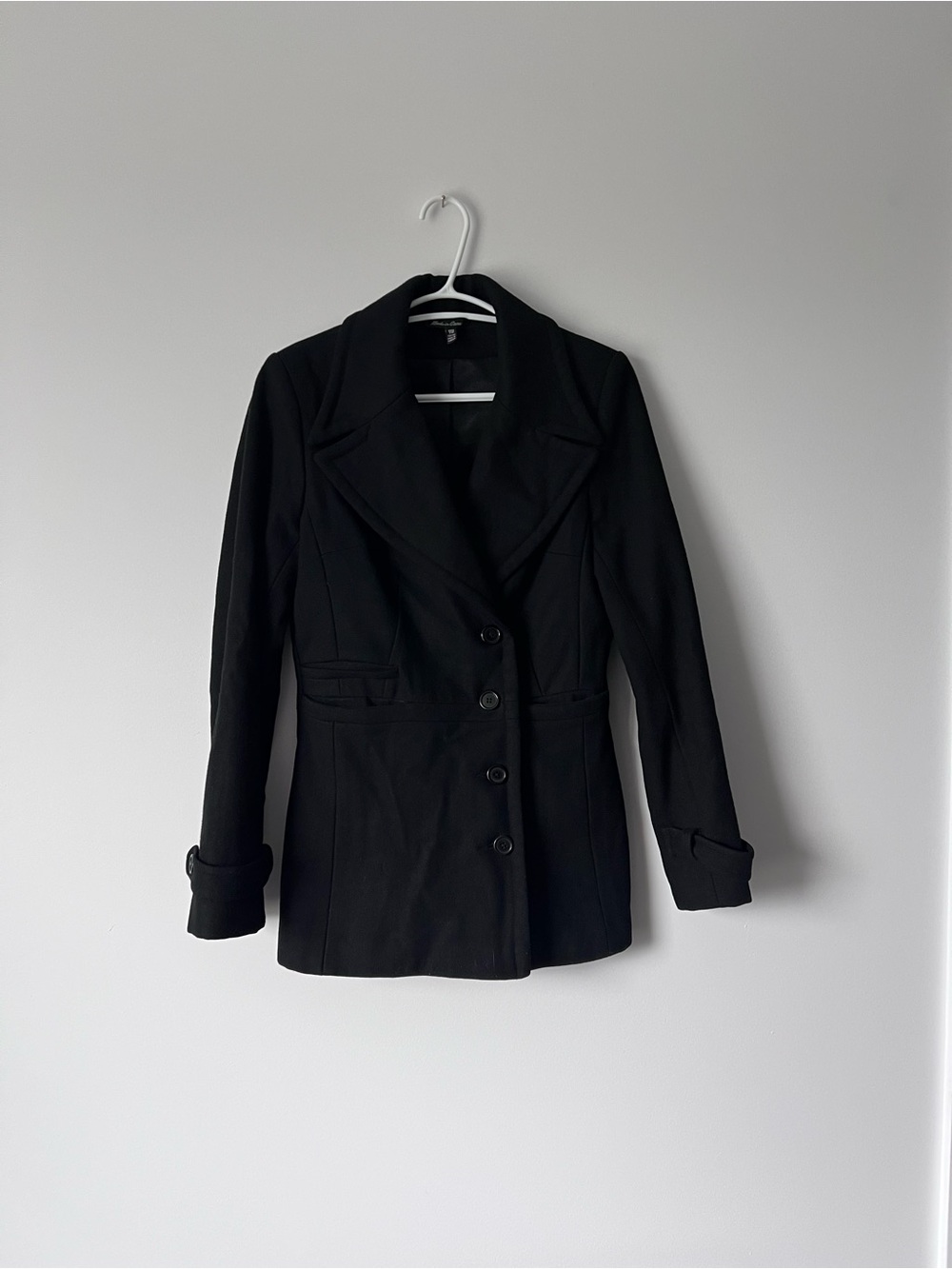 le chateau Black Tailored Button-Up Blazer
